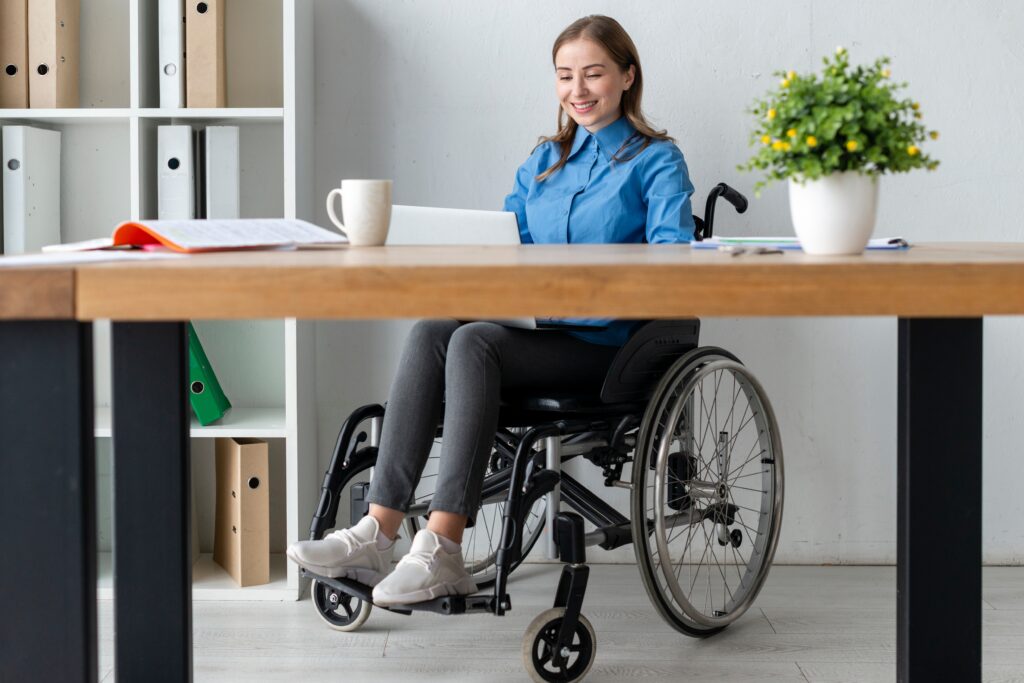 portrait-young-woman-working-office